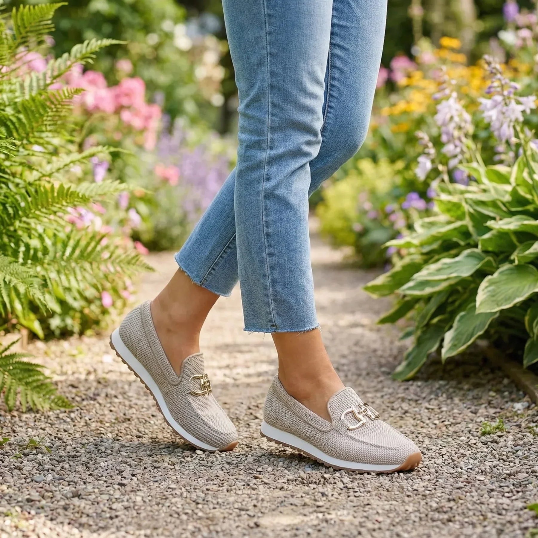 Éva | Mocassins Maille Élégance