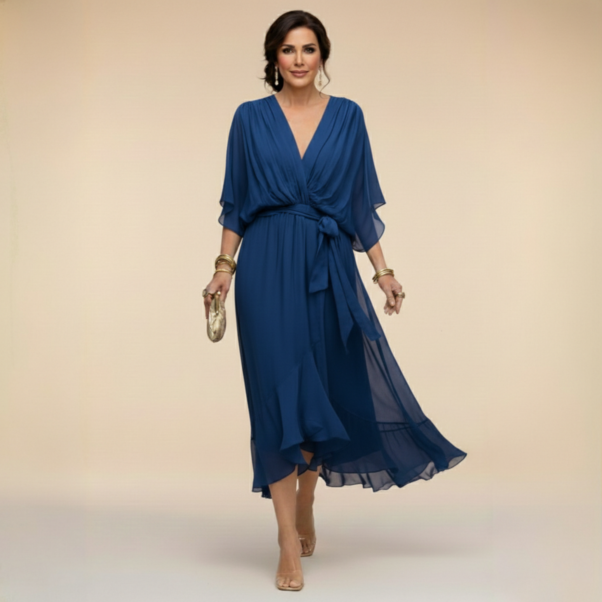 Solène | Robe Midi Élégante
