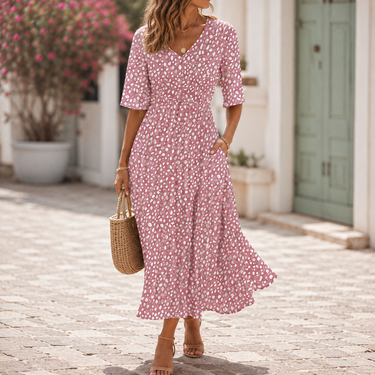 FRANCESCA | ROBE MIDI ÉLÉGANTE