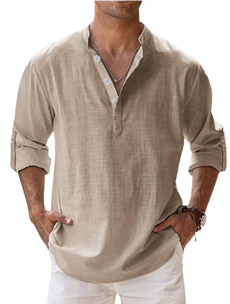Sacha | Chemise Lin Moderne