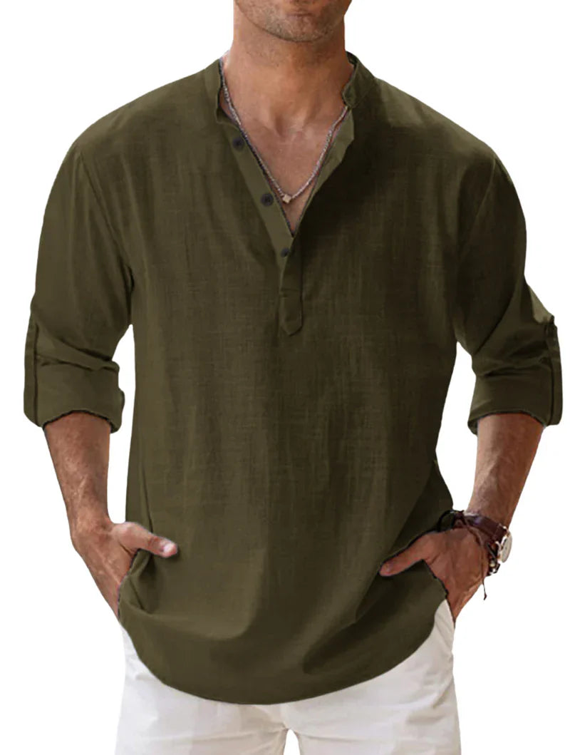 Sacha | Chemise Lin Moderne