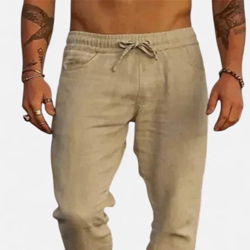 Enzo | Pantalon Lin Décontracté