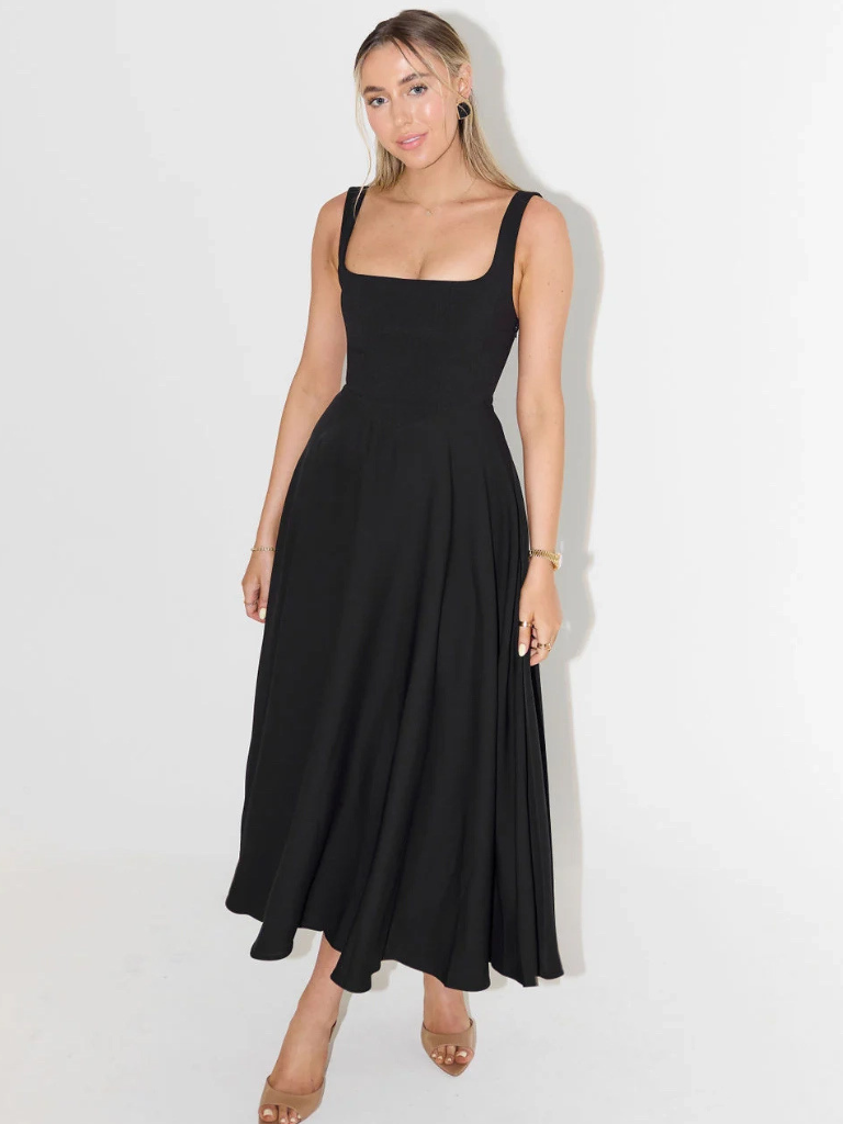 Auriane | Robe Midi Élégante