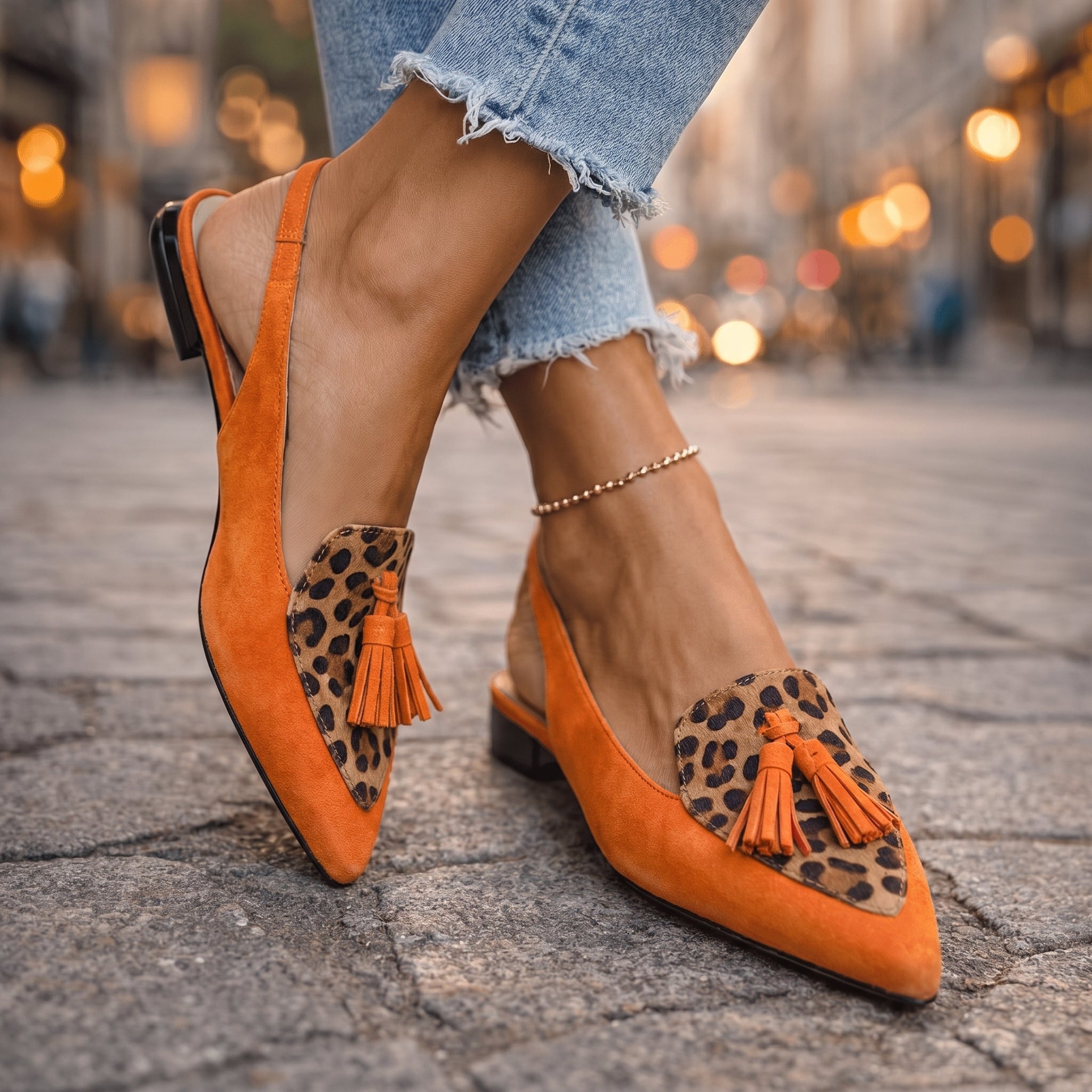 Ophélie | Escarpins Slingback Élégance