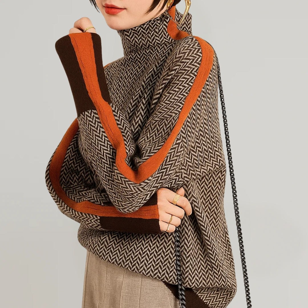 Camille | Pull Chevron Élégance