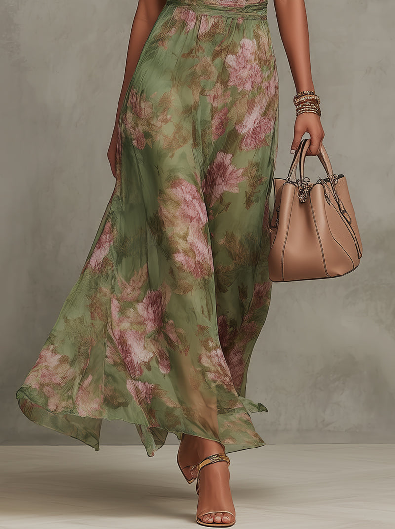 Aliénor | Robe Fleurie Élégance