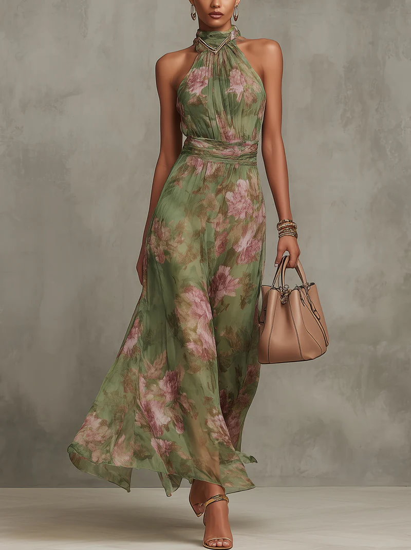 Aliénor | Robe Fleurie Élégance