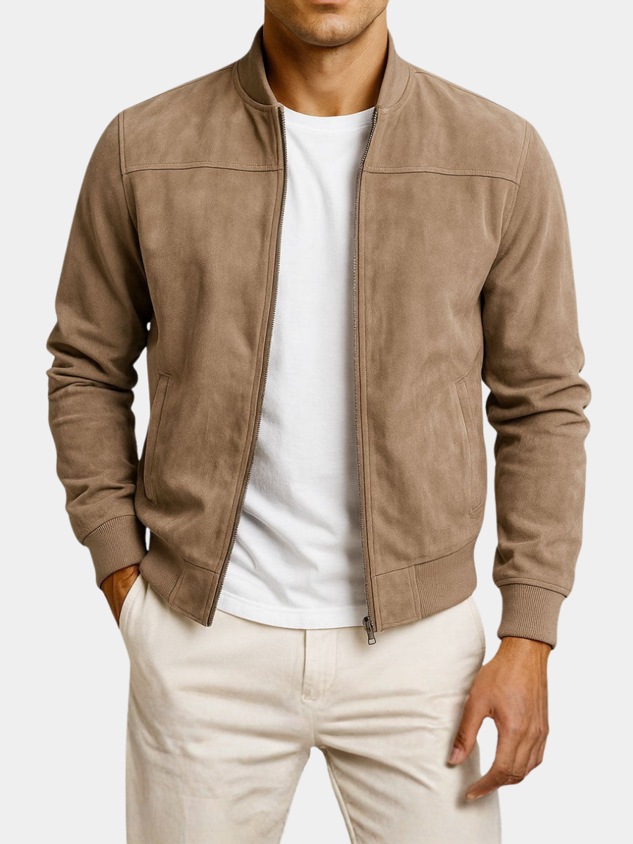 Hugo | Veste Suédée Moderne