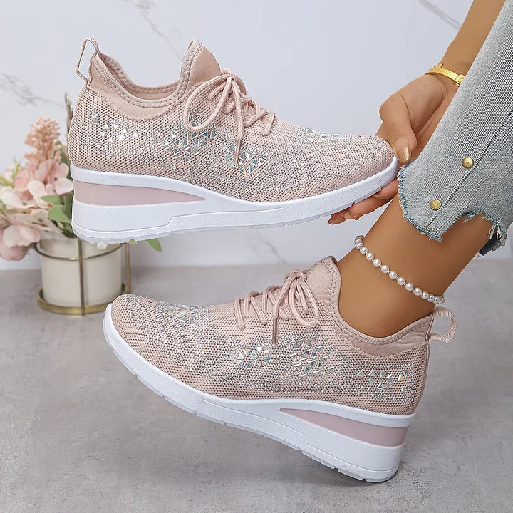Léonie | Baskets Brillantes Confort