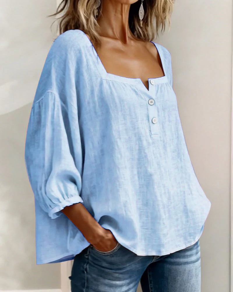 Florine | Blouse Fluide Élégante