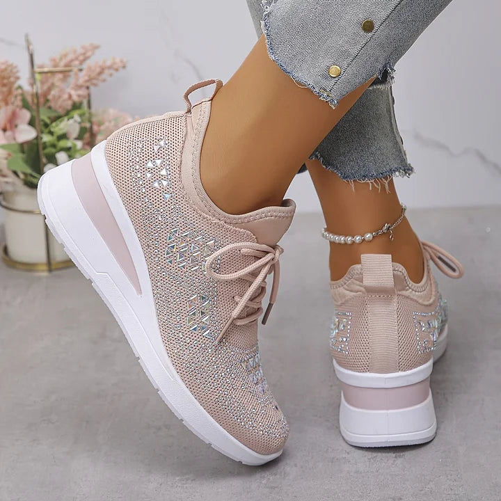 Léonie | Baskets Brillantes Confort