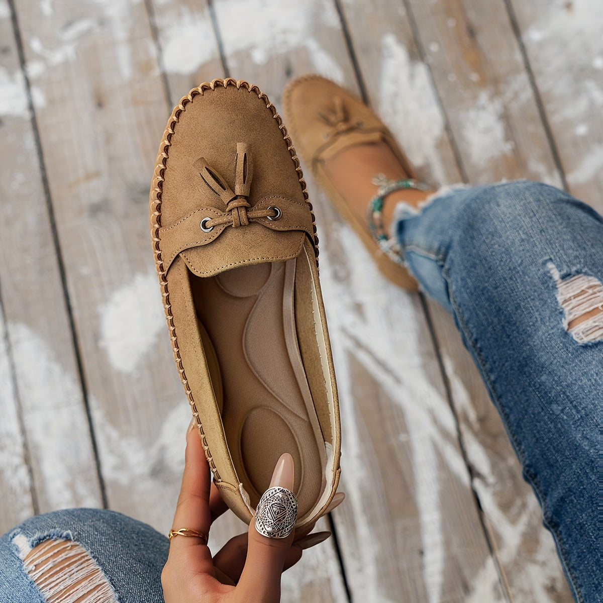 Camille | Mocassins Souples Confort