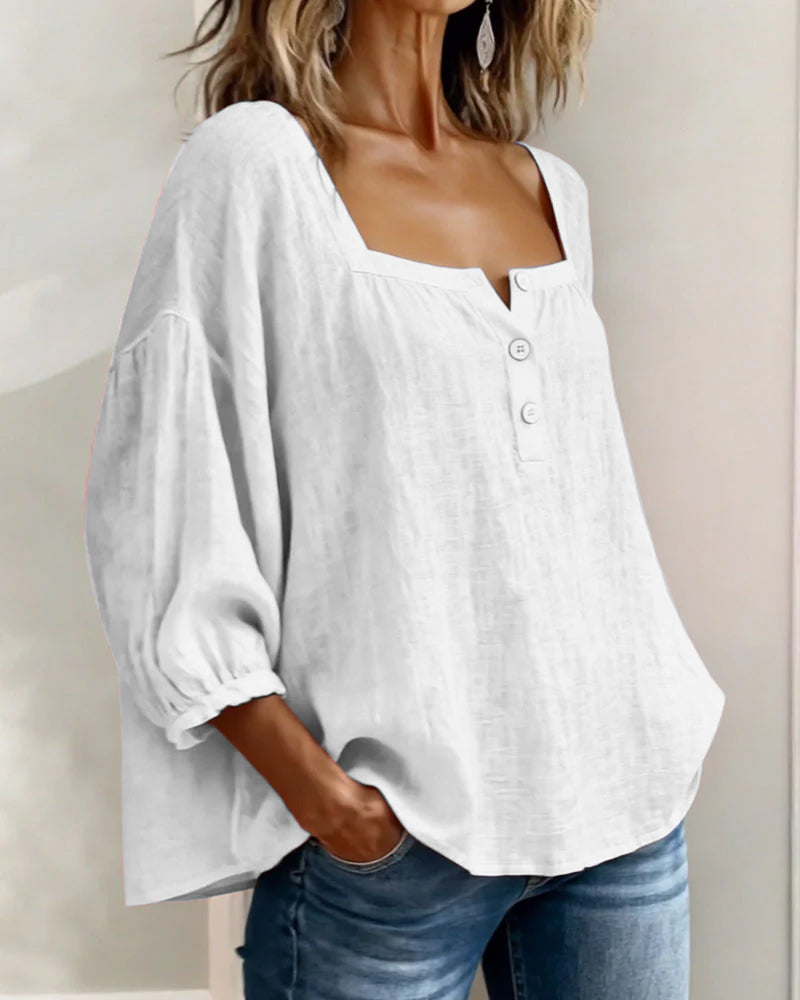 Florine | Blouse Fluide Élégante