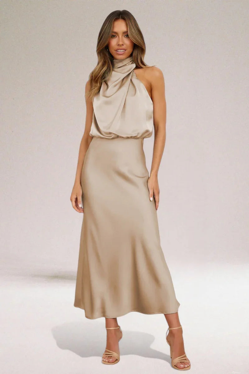 Sophie | Robe Satin Raffinée