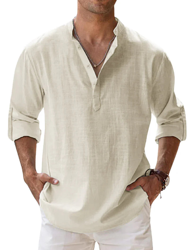 Sacha | Chemise Lin Moderne