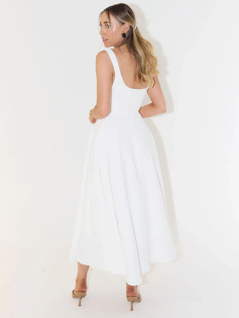 Auriane | Robe Midi Élégante