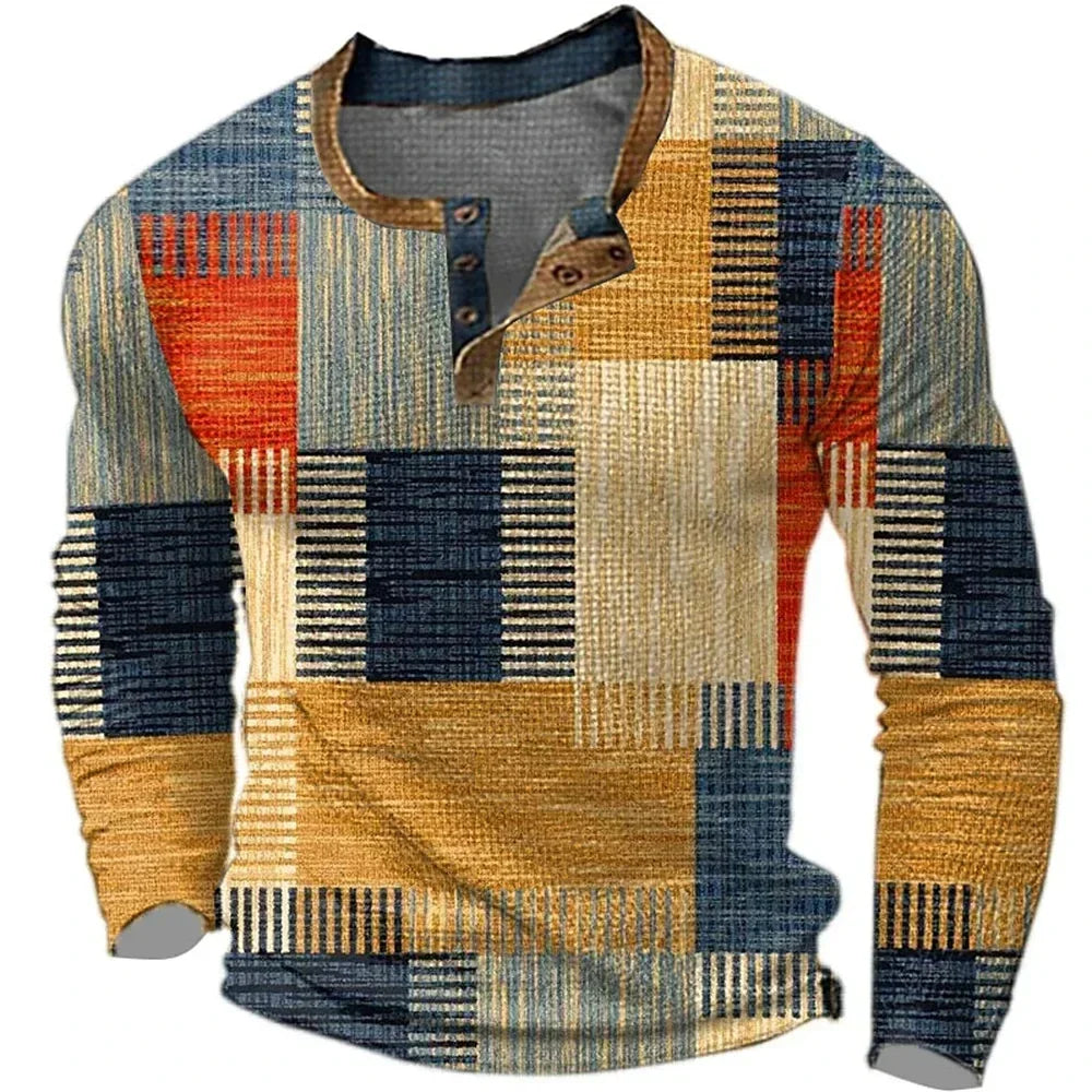 Maurice | Pull Patchwork Moderne