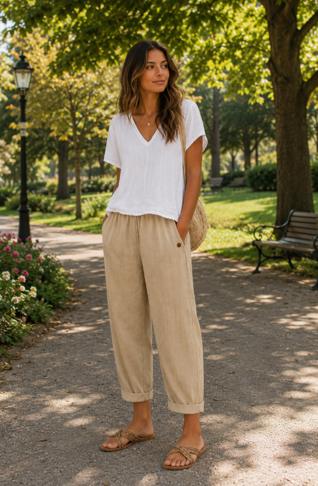 Colombe | Pantalon Décontracté Confort