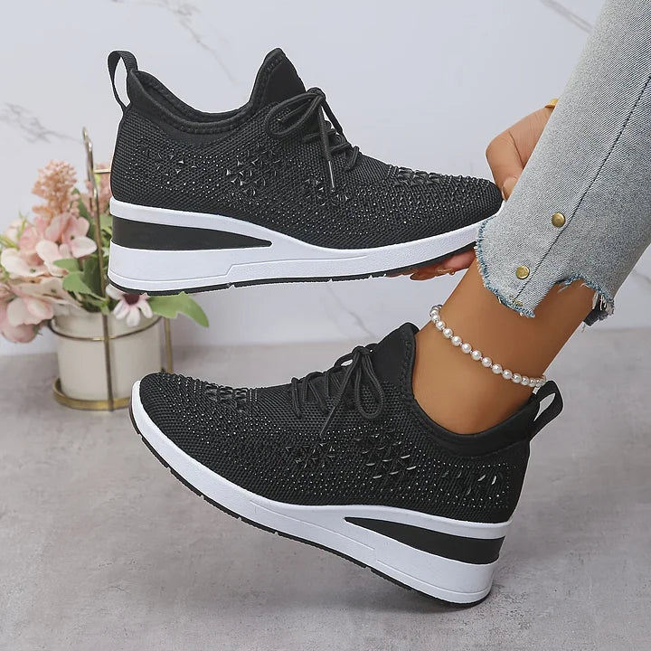 Léonie | Baskets Brillantes Confort