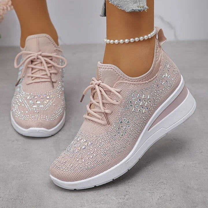 Léonie | Baskets Brillantes Confort