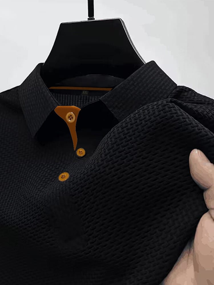 Rémi | Polo Texture Élégance