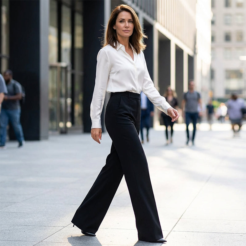Camille | Pantalon Tailleur Élégant